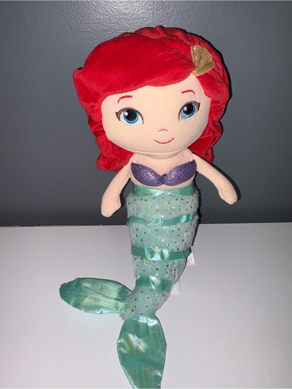 Disney Baby The Little Mermaid Ariel Stuffed Plush Toy Doll